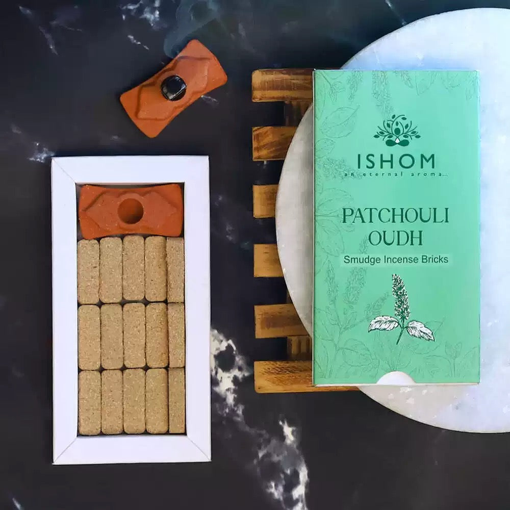 Patchouli Oudh - Smudge Incense Bricks
