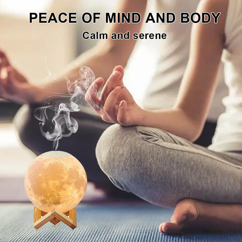 3D Moon Lamp Aroma Diffuser Air Humidifier Best Gift Baby night lamp