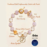 Natural Zodiac Crystal Bracelet