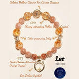 Natural Zodiac Crystal Bracelet