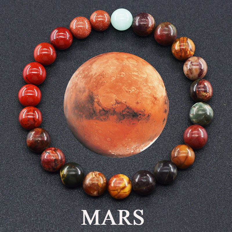 Galaxy-Themed Planet Bracelet Collection