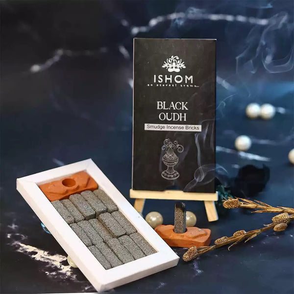 Black Oudh - Smudge Incense Bricks