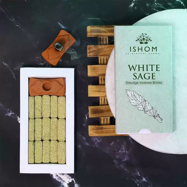 White Sage - Smudge Incense Bricks