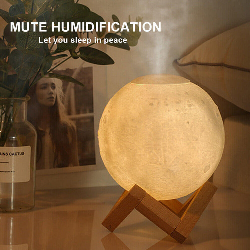 3D Moon Lamp Aroma Diffuser Air Humidifier Best Gift Baby night lamp 